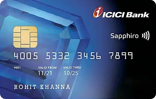 ICICI Bank Sapphiro Credit Card