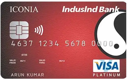 IndusInd Bank Iconia Visa Credit Card