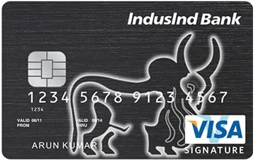 IndusInd Bank Signature Visa Credit Card